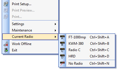 4-4 Radio Menu